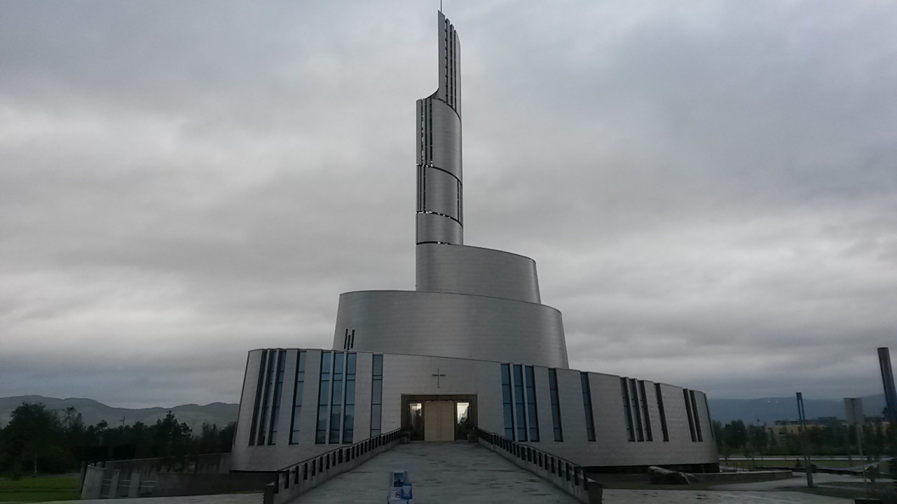 Nordlichtkathedrale in Alta